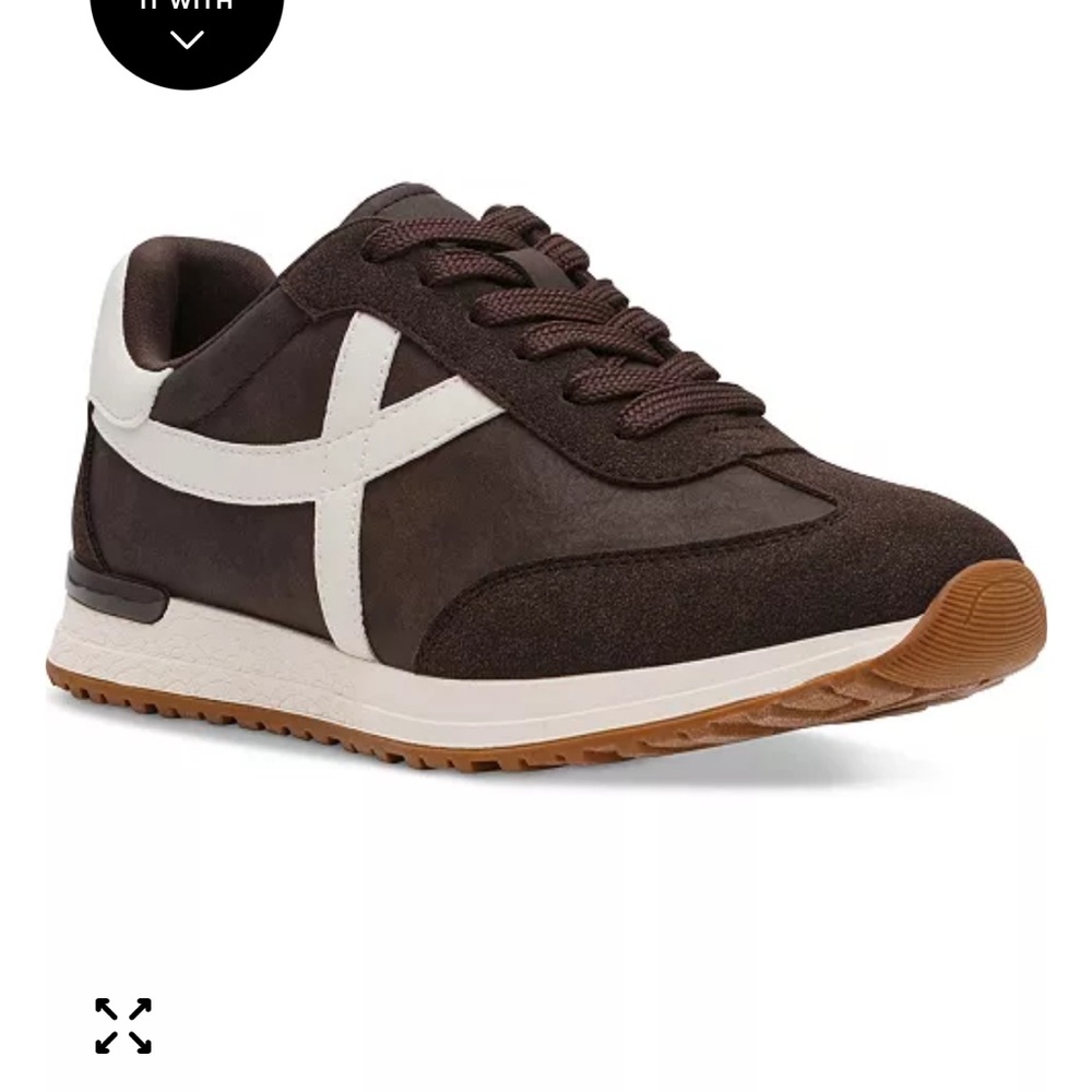 DV by Dolce Vita Brown and White Sneakers